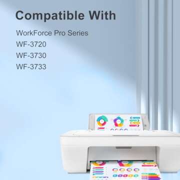 TEINO 702XL Ink Cartridges Combo Pack Remanufactured Ink Cartridge Replacement for Epson 702 XL 702X...