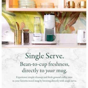 Café Specialty Grind and Brew Coffee Maker - WiFi & Smart Tech