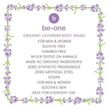 Organic Lavender Body Wash - Gentle & Moisturizing for All