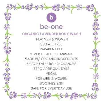 Organic Lavender Body Wash - Gentle & Moisturizing for All