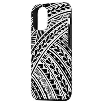 iPhone 12/12 Pro Black Polynesian Case