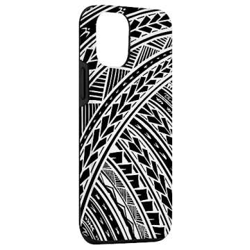 iPhone 12/12 Pro Black Polynesian Case
