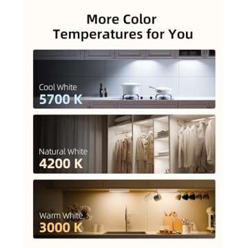 EZVALO Under Cabinet Lighting - Motion Sensor LED