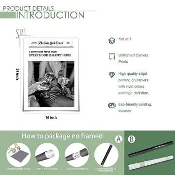 Trendy Aesthetic Wall Art Black White Music Poster 16x24