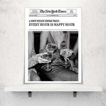 Trendy Aesthetic Wall Art Black White Music Poster 16x24