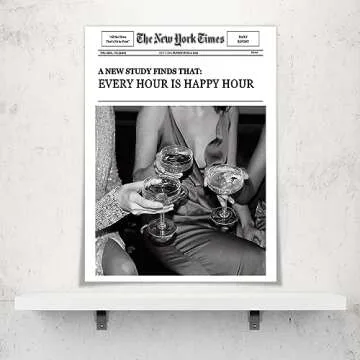 Trendy Aesthetic Wall Art Black White Music Poster 16x24