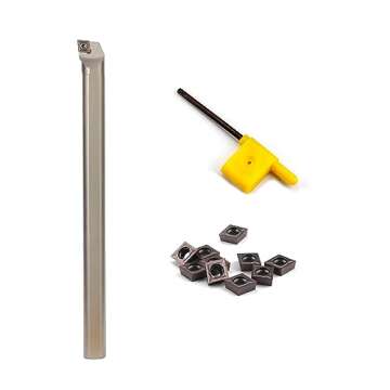 YUFUTOL 3/4" x 10" Indexable Boring Bar with Inserts