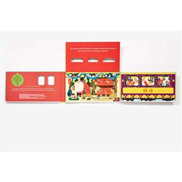 All Aboard! The Christmas Train (An Abrams Extend-a-Book): A Holiday Board Book