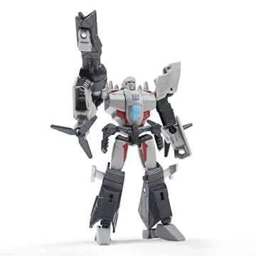 Transformers Toys EarthSpark Warrior Class Megatron Action Figure, 5-Inch, Robot Toys for Kids Ages 6 and Up