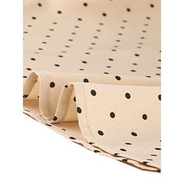 Allegra K Women's Peter Pan Collar Shirt Vintage 1950s Polka Dots Blouse