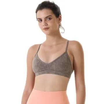 AUROLA Mercury Workout Sports Bras Women Athletic Removable Padded Backless Strapy Gym Yoga Crop Top