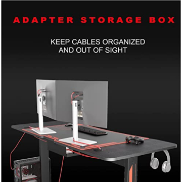 Sleepmax 63 Inch Gaming Desk for Ultimate Gamer Setup