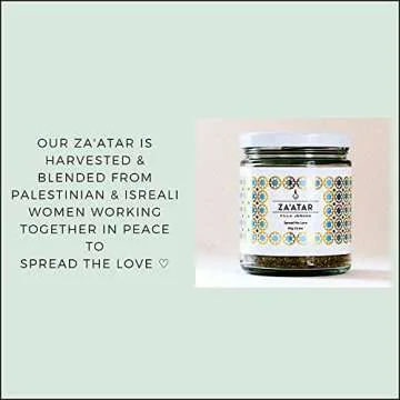 Villa Jerada, Za'atar with Hyssop (Zaatar/Zatar/Zahtar), Premium Middle Eastern Spice Blend, 3.2 oz (ZA'ATAR - 2 JARS)