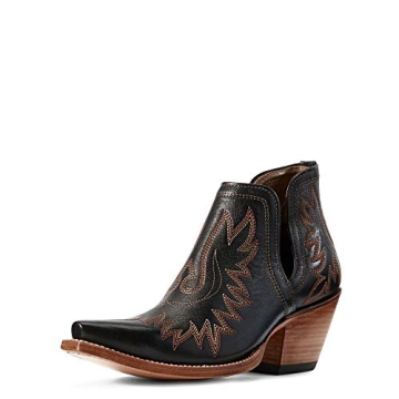ARIAT Dixon Western Boot in Brooklyn Black - Chic & Comfortable