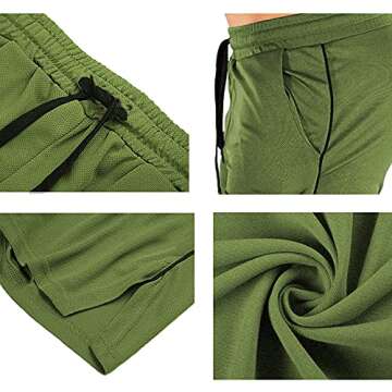 EVERWORTH Men's Athletic Shorts Gym Workout Short Shorts Casual Shorts Running Bodybuilding 5 Inch Inseam Shorts BlueBK US M