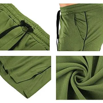 EVERWORTH Men's Athletic Shorts Gym Workout Short Shorts Casual Shorts Running Bodybuilding 5 Inch Inseam Shorts BlueBK US M