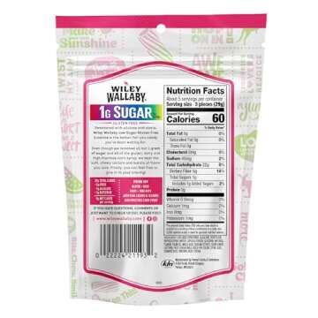 Wiley Wallaby Licorice - 5.5 Oz Watermelon, Low Sugar, Vegan & Gluten Free