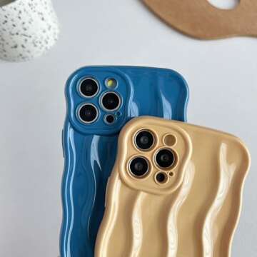 Stylish Caseative Water Ripple iPhone 12 Pro Case - Grey