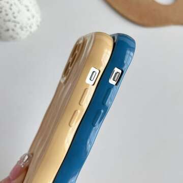 Stylish Caseative Water Ripple iPhone 12 Pro Case - Grey