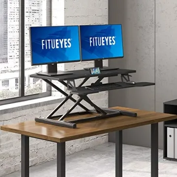 FITUEYES Adjustable Standing Desk Converter – Perfect Ergonomic Solution