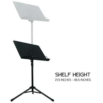PARTYSAVING Orchestra Sheet Music Stand - Heavy Duty & Adjustable