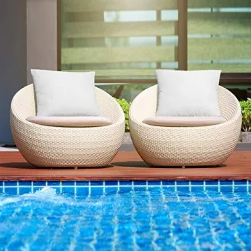 MIULEE 18x18 Outdoor Pillow Inserts for Ultimate Comfort