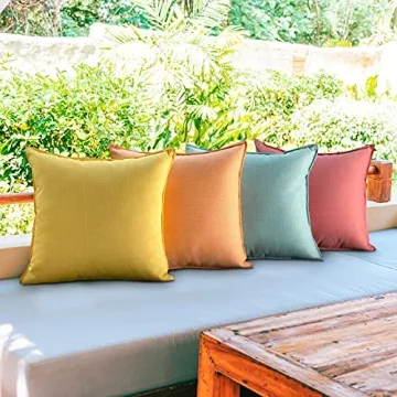 MIULEE 18x18 Outdoor Pillow Inserts for Ultimate Comfort
