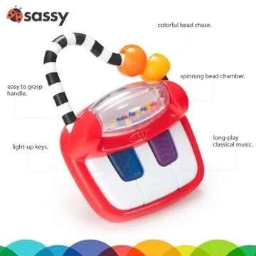 Sassy Keyboard Classics Developmental Toy for Babies