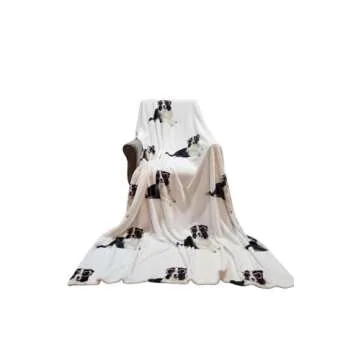 Fun Print French Bulldogs Fleece Throw Blanket - Cozy Comfort