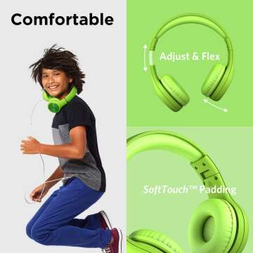 LilGadgets Connect+ Pro Kids Headphones with Mic