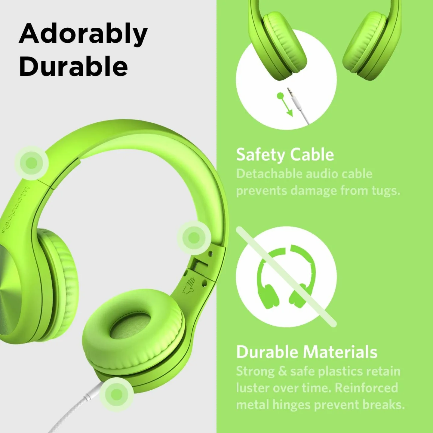 LilGadgets Connect+ Pro Kids Headphones with Mic