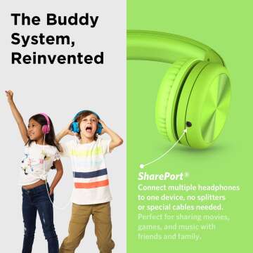 LilGadgets Connect+ Pro Kids Headphones with Mic