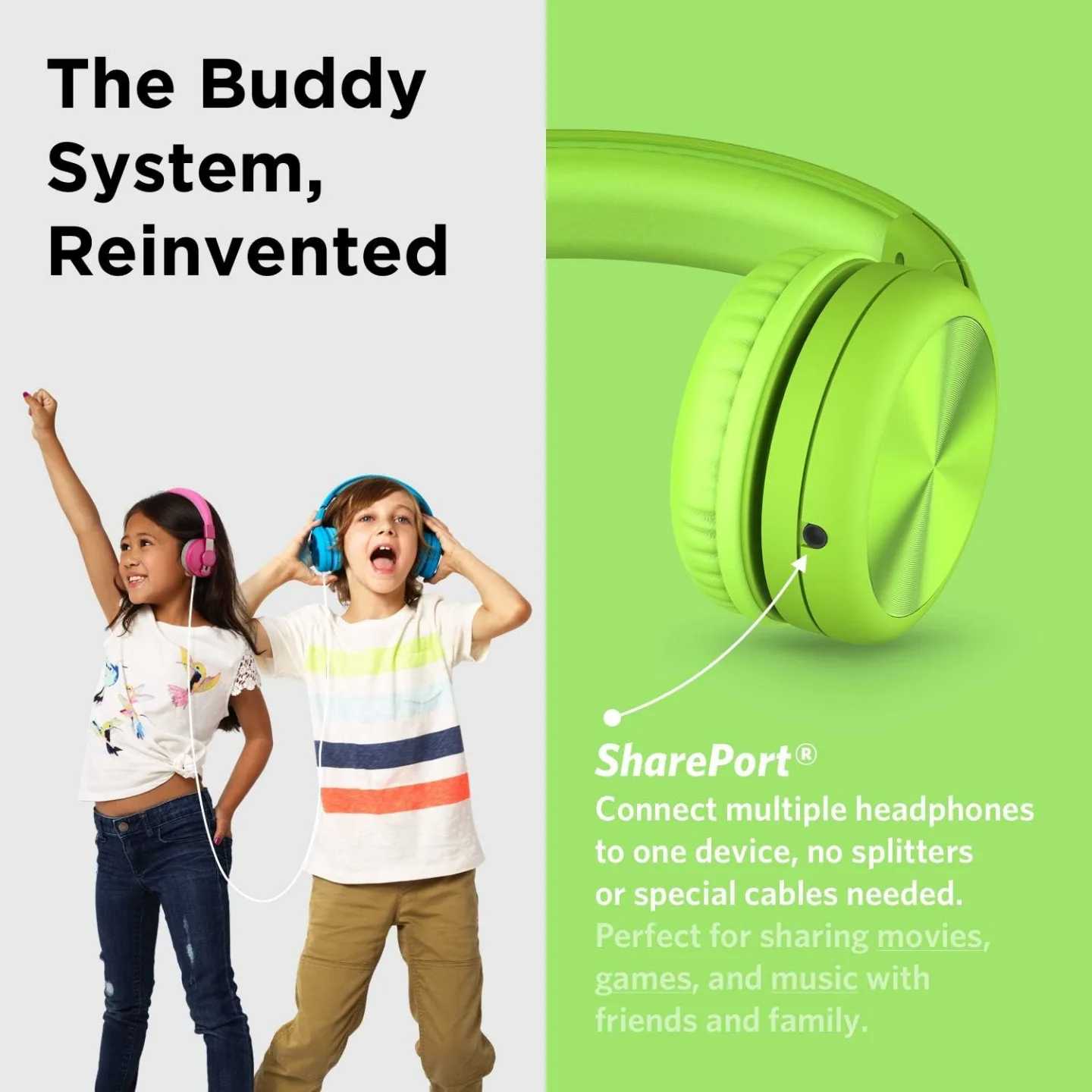 LilGadgets Connect+ Pro Kids Headphones with Mic