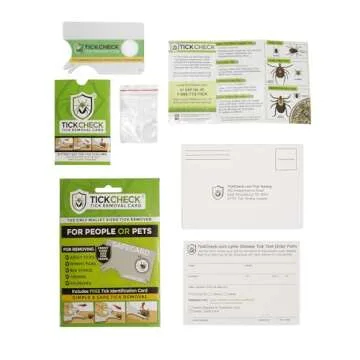 Tick Remover Card - Wallet Sized Tick Removal Tool with Free Tick ID Card & Testing Information - for People, Dogs, Cats (1 Pack)
