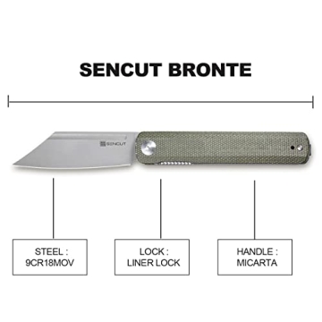 SENCUT Bronte Pocket Knife – Elegant & Functional EDC Tool