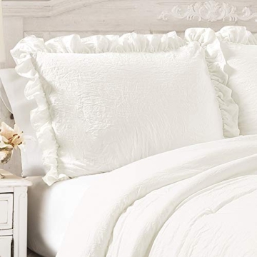 Lush Decor Reyna Ruffle Comforter Set - Cozy Elegance