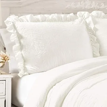 Lush Decor Reyna Ruffle Comforter Set - Cozy Elegance