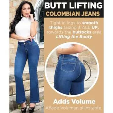 Stylish Butt Lifting Colombian Jeans for Women