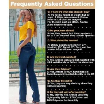 Stylish Butt Lifting Colombian Jeans for Women