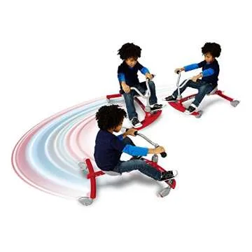 Radio Flyer Ziggle, Red Kids Wiggle Car, Ride On Toy For Ages 3-8, Large