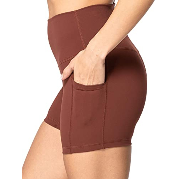 Sunzel Women’s Biker Shorts with Pockets for Workouts