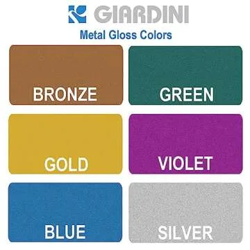 Giardini Metallic Gloss Italian Edge Paint - 6 Colors Available