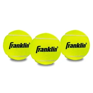 Franklin Sports Practice Tennis Balls - Official Size Low Pressure Balls, 3 Count