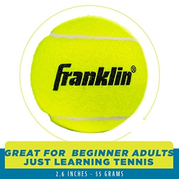 Franklin Sports Pressureless Tennis Balls for Practice and Training