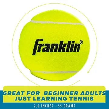 Franklin Sports Pressureless Tennis Balls for Practice and Training