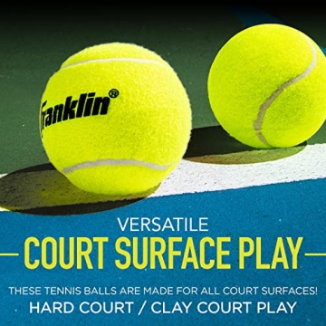 Franklin Sports Pressureless Tennis Balls for Practice and Training