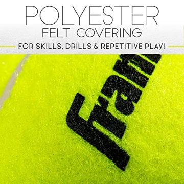Franklin Sports Pressureless Tennis Balls for Practice and Training