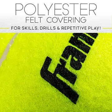 Franklin Sports Pressureless Tennis Balls for Practice and Training