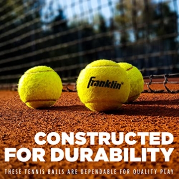 Franklin Sports Pressureless Tennis Balls for Practice and Training