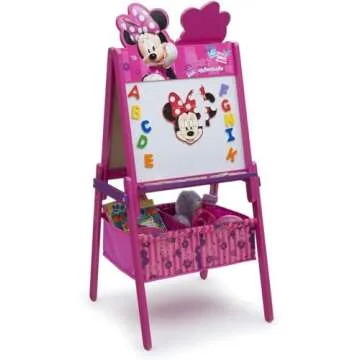 Delta Children Minnie Mouse Kids Easel – Double-Sided Creativity